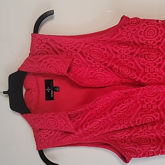 Ronni Nicole Lace Sleeveless Button Front Closure dress SZ 10 - Picture 9 of 13